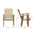 thumbnail image 4 of Anchor Bay Amish Crafted Poly Outdoor Chair, Birchwood on Antique Mahogany, 4 of 5