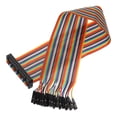 thumbnail image 1 of Unique Bargains 1 Pcs IDC Rainbow Wire Flat Ribbon Cable FC-Female to 34P 11.8 Inch Length 2.54mm Pitch, 1 of 4