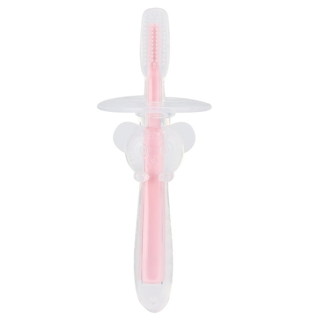 Cepillo de dientes de silicona, cepillo de dientes de limpieza de cepillo de dientes de bebé de silicona de animales de dibujos animados probado y confiable