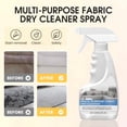 thumbnail image 2 of Multi-Purpose Fabric Dry Cleaner Spray, Fabric Cleaner For Furniture Upholstery Machine, Stain Remover for Furniture Upholstery & Couch, No Water No Waiting, Grease Removal for Fabrics (2Pcs), 2 of 8