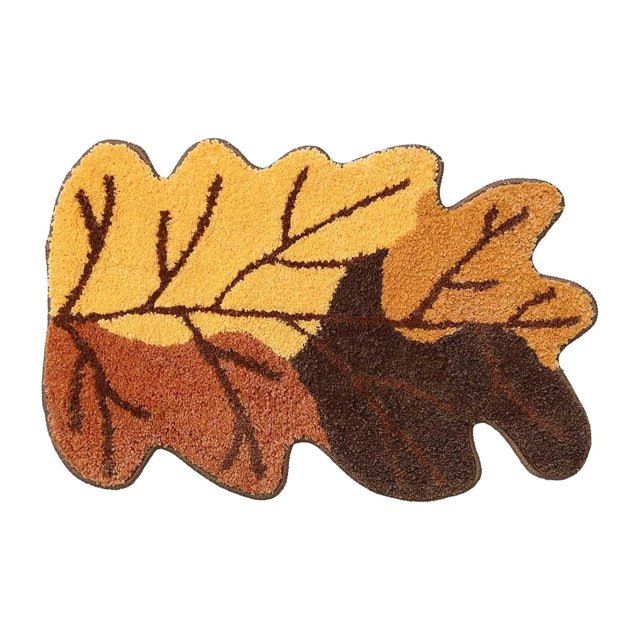 TIELUTT Holiday Gratitude Thanksgiving Themed Unique Maple Leaf Bath Mat Absorbent Non Full Size Throw Blanket Cute Fall Throw Blankets Area Rug and Set Extra Long Throw Cute Small Rugs for Bedroom