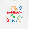 thumbnail image 4 of Inktastic Meemaw and Peepaw Love Me Boys or Girls Baby Bodysuit, 4 of 5