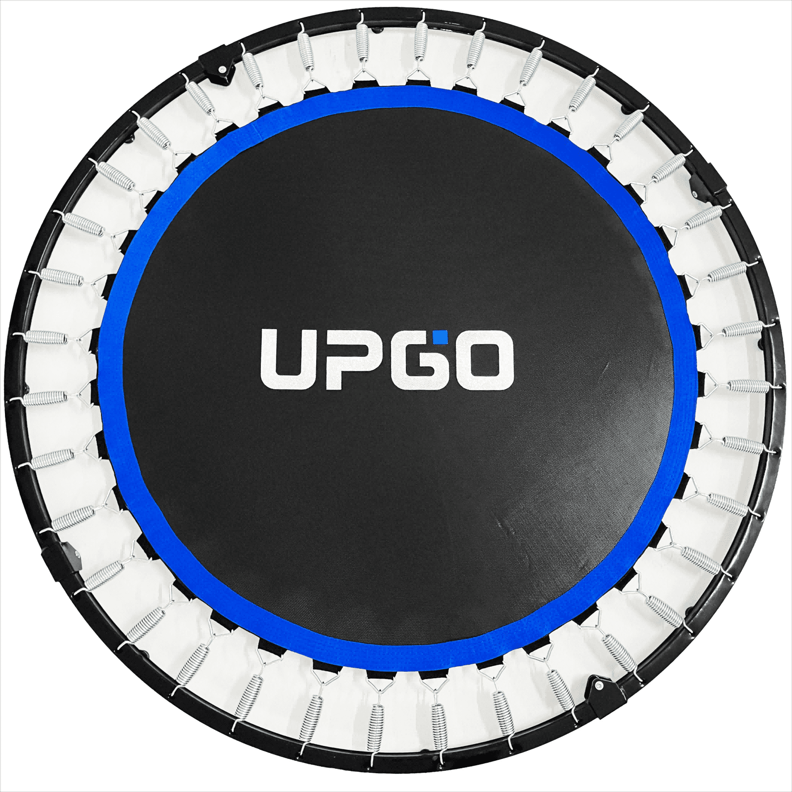 48" Foldable Mini Trampoline Max Load 450lbs, Fitness Rebounder with Adjustable Foam Handle, Exercise Trampoline for Adults/Kids Indoor/Garden Workout