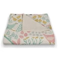 thumbnail image 3 of Creative Products Bunny Kisses and Easter Wishes 50x60 Coral Fleece Blanket, 3 of 3