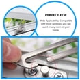 thumbnail image 2 of Miangastore Window Handle Lock Hardware with Child Safety Sash 4 Pieces Silver Stainless Steel, 2 of 9