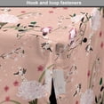 thumbnail image 4 of Vintage Dog Crate Cover, Oriental Garden with Birds on Floral Branches Blooming Garden Art, Easy to Use Pet Kennel Cover Small Dogs Puppies Kittens, 7 Sizes, Pale Salmon Multicolor, by Ambesonne, 4 of 6