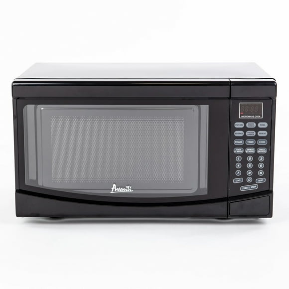 Avanti 700W 0.7 Cubic Foot Countertop Kitchen Microwave w/ Turntable, Black