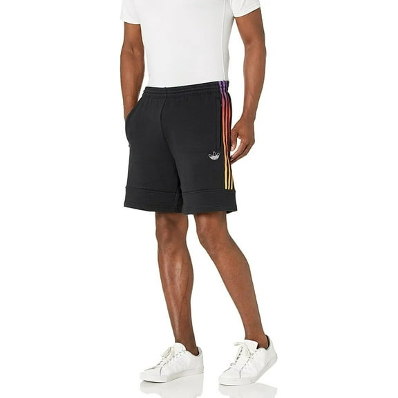 adidas Originals Mens Sport Foundation SweatShorts, Black Size Small