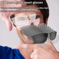 thumbnail image 3 of Bluetooth Glasses Voice Call Assistant Listen Music Glasses Yellow, 3 of 5