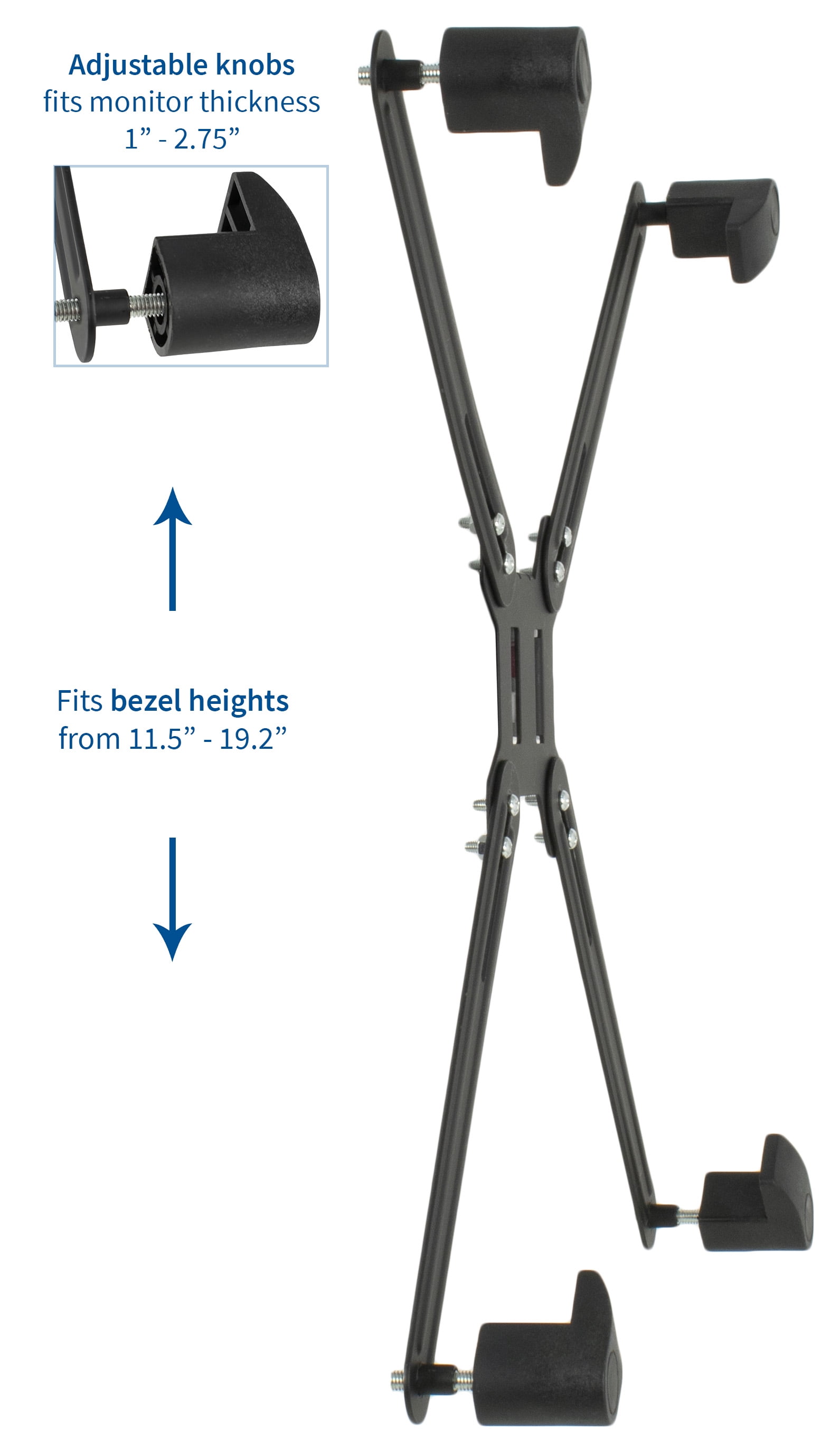 VIVO Adapter VESA Mount Quick Release Bracket Kit, Stand Attachment and  Wall