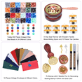 thumbnail image 3 of Giphtpoeet Wax Seal Stamp Kit with 24 Colors 650 Pcs Beads, DIY Sealing Craft Set for Letter Wedding, 3 of 9