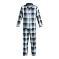 thumbnail image 4 of Fruit of the Loom Men's Long Sleeve Cotton Pajama Top and Pants Sleep Set, 2-Piece, Sizes S-4XL, 4 of 4