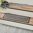 thumbnail image 6 of VHC Brands Sawyer Mill Black White Jute Stair Tread Rect Latex 8.5x27, 6 of 6