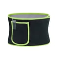 thumbnail image 2 of sunsanly Waist Trimmer Belt with Phone Pocket Breathable Stretch Tummy Control Slimming Belly Stomach Wrap Sweat Band Waistband Workout Fitness Equipment, 2 of 8