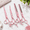 Pink-Set, variant on 7" Pink Chunker Professional Pet Shears for Face Body and Paws
