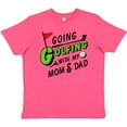 thumbnail image 3 of Inktastic Going Golfing with my Mom and Dad- kids golf Youth T-Shirt, 3 of 5