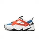 thumbnail image 1 of Zapatillas clásicas M2K Tekno blancas de platino puro, unisex, cómodas, de suela gruesa, estilo retro, informales, de caña baja, 1 of 4