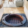 thumbnail image 6 of 3D Visual Crystal Velvet Floor Mat Non-Slip Water Absorbent Bathroom Rug Entryway Carpet Decor Living Room Bedroom Washable Soft Shaggy Runner, 6 of 6