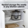 thumbnail image 4 of Hamilton Beach Digital Electric Food Steamer & Rice Cooker for Quick, Healthy Cooking with Stackable Three-Tier Bowls for Vegetables and Seafood, 8.2, 4 of 8