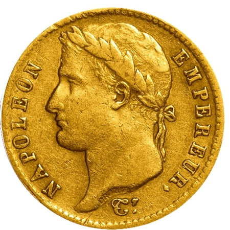 France Gold Coin - 20 Franc French Gold Coin Avg Circulated - Random Year