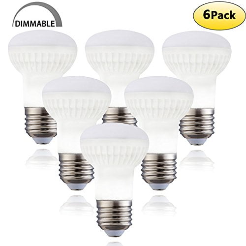 R16 LED E26 Base Bulb Dimmable, 5 Watt LED Bulb Equivalent 40 Watt