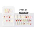 thumbnail image 2 of ziyahi False Nail Wearable Perfect Matching Simple to Wear No Irritating Odor Fake Fingernail Breathable Press Type Adjustable Paster Type 16 Type 3 F741 1Set, 2 of 6
