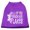 Purple, variant on Christmas Screenprinted Dog Shirt, "All My Friends Are Flakes"