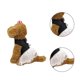 thumbnail image 2 of Billuyoard Vestido de Animal PEQUEÑO para mascotas, , correa, chaleco de cuerda, arnés, ropa, vestido con anillo en D Ropa para mascotas Negro METRO, 2 of 6