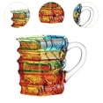 thumbnail image 3 of Taza con forma de libro pintado, accesorio, artículos novedosos, colección de regalos, regalos coloridos para bibliotecarios, aficionados a los libros L, 3 of 6