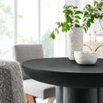 thumbnail image 3 of Modway Caspian 40" Round Concrete Dining Table in Black, 3 of 10