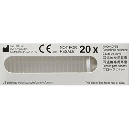 Welch Allyn Thermoscan PRO 6000 Ear Thermometer Probe Covers 20 Ct | Braun Thermoscan Covers | Lens Filters | Thermoscan Braun Ear Covers | Disposable Braun Ear | Hygiene Caps | Made in USA