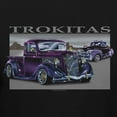 thumbnail image 4 of Rollin Hard Men's Trokitas Lowrider black heavyweight classic boxy fit front and back print graphic tee shirt, 4 of 4
