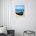 thumbnail image 3 of Abstract Beach Wall Art 12x16 Canvas Painting, Perfect for Coastal Bedroom Decor, 3 of 7