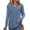 02-Blue, variant on Womens Cozy Knit Sweaters Hoodies Ribbed V Neck Pullover Sweatshirts for Fall Outfits S-XXL 01-Black L