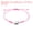 Pink, variant on Cheerleader Gifts, 20 Pcs Cheer Bracelet Cheerleading Charm Bracelet, Blue