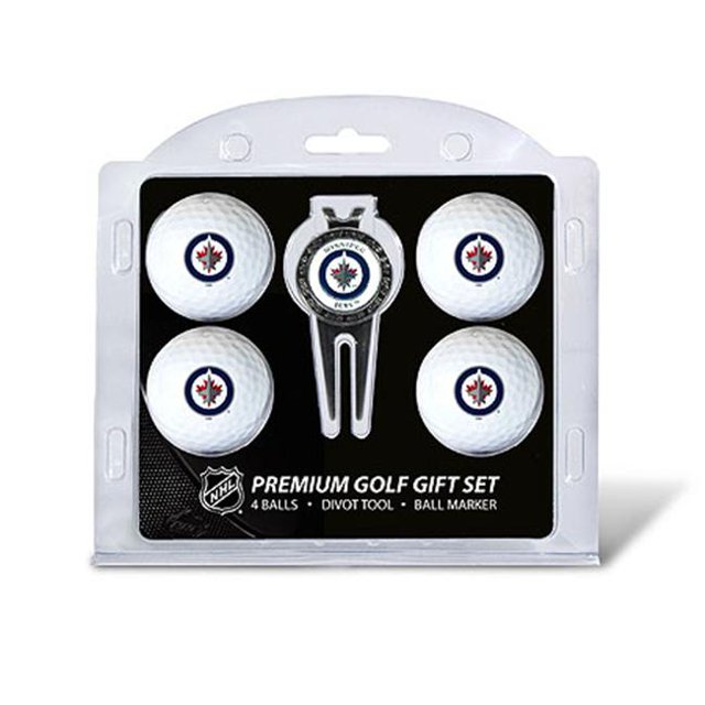 Team Golf 15906 Winnipeg Jets 4 Ball - Divot Tool Gift Set