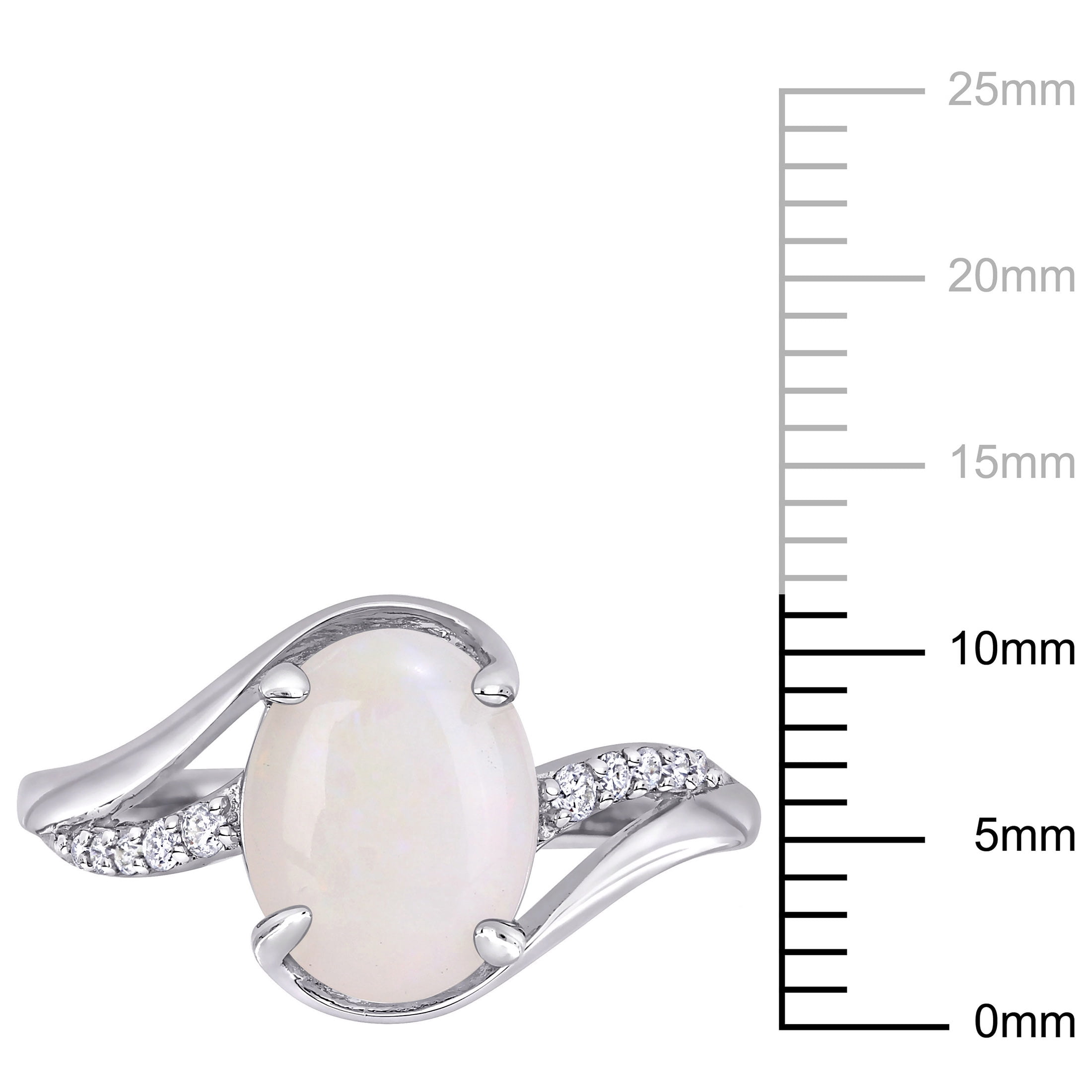 Everly Women's Opal Sterling Silver Ring