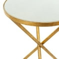thumbnail image 3 of Safavieh Table d'Appoint Mary en Marbre Blanc et Or, 3 of 4