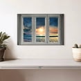 thumbnail image 2 of Elephant Stock Window To Beach Scene Wall Art - Beach Canvas Canvas - 12" x 8", 2 of 8