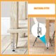thumbnail image 4 of patas niveladoras ajustables para muebles, para suelos irregulares, niveladores de acero para armarios y guardarropas, almohadillas antideslizantes para muebles del hogar y bancos de trabajo, talla L., 4 of 5