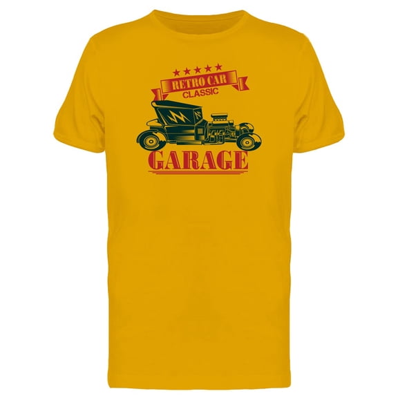 Classic Retro Car Logo Tee Men's -Image by Shutterstock