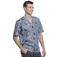 thumbnail image 5 of Cherokee Prints Men Scrubs Top V-Neck CK675, 5 of 5