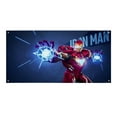 thumbnail image 1 of Iron Man-Theme Backdrops Banner Birthday Party Decor Supplies Personalized Party Backdrop Decoration,2x3ft（60x90cm）, 1 of 6