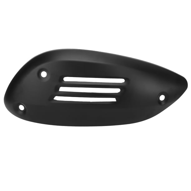 Cubierta del tubo de escape de la motocicleta Reemplazo del protector de la caja del escudo térmico del silenciador de acero inoxidable para VESPA GTS 125 250 300 GTV 2013-2021 Negro