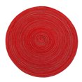 thumbnail image 1 of CAROOTU Dessous de Verre Rond en Coton Résistant à la Chaleur Tapis de Table à Manger pour la Maison Protège la Table des Brûlures, 1 of 7