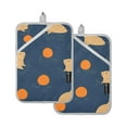 thumbnail image 7 of Yayeee Pot Holders Kitchen Heat Resistant with Pocket 7"x9.8" Cotton Oven Cooking Hot Pads, Blue Capybaras, 7 of 7