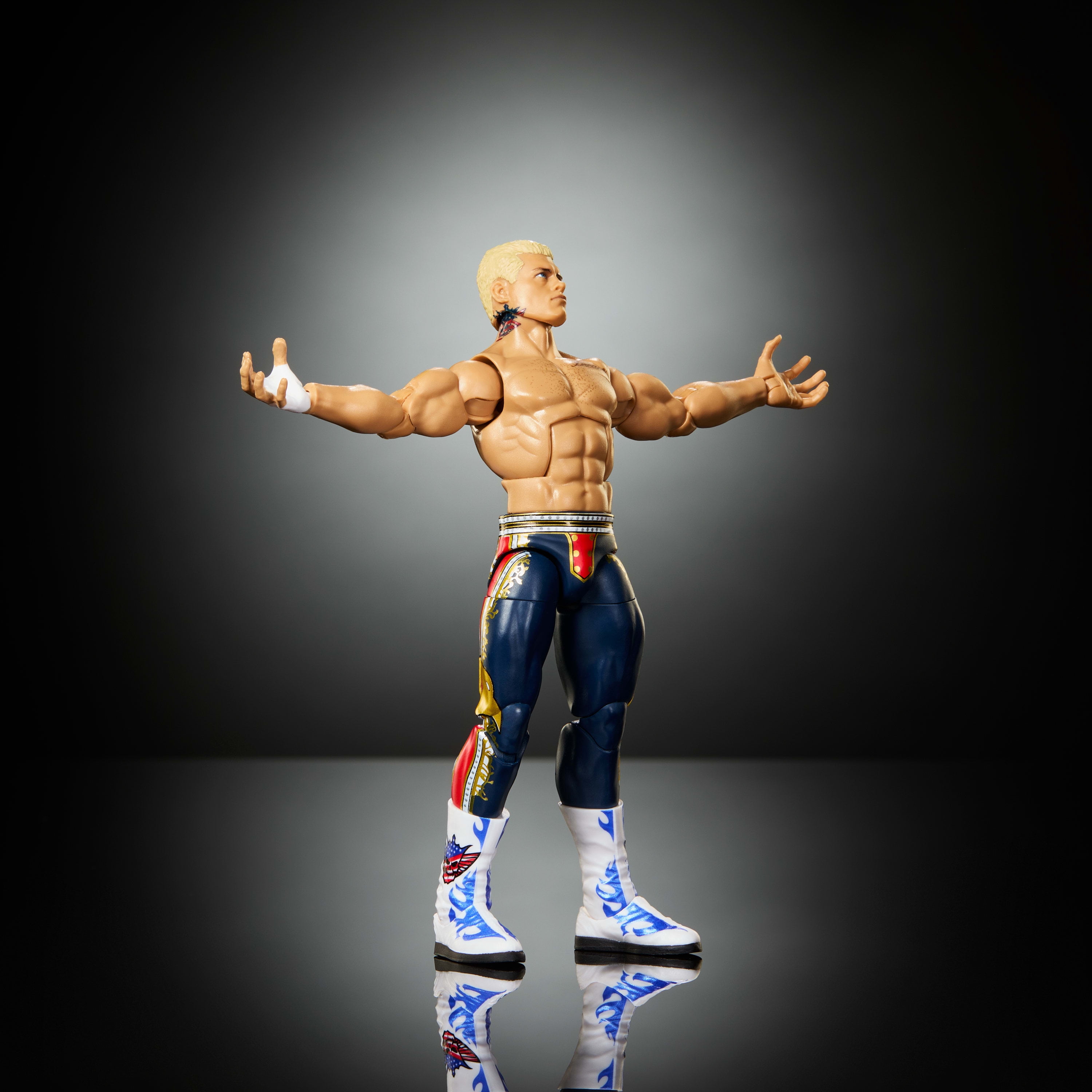 WWE Figurine articulée Élite Cody Rhodes 15 cm avec accessoires