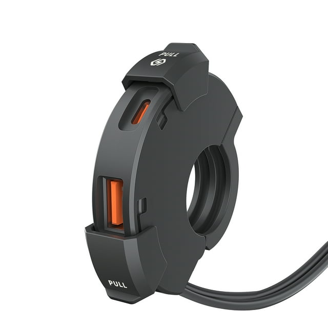 Motorcycle USB Phone Motorcycle QC3.0 Fast Type-C USB A Dual Fast IP65 Waterproof Suitable for Tablet/Phone/Navigation Charging
