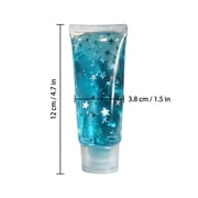 Toothpaste Squishy Toy, Transparent Toothpaste Tube Squeeze Toy Glitter Squishies, Toothpaste Squeezable Jam Squishy for Sensory Tool, Paste Feel for ASMR & Anxiety Relief