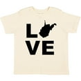 thumbnail image 3 of Inktastic Love West Virginia Boys or Girls Toddler T-Shirt, 3 of 5